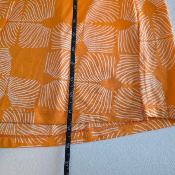 Women's U.S. Polo Assn.‎ Dress Size M Orange White - Picture 12 of 12